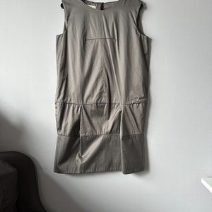 Marni gray paper-bag dress in size 42